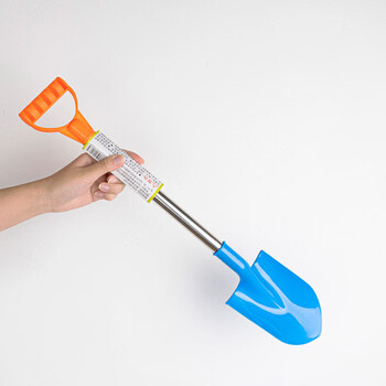 执爱大号儿童加厚雪铲沙滩铲子玩具铲雪玩沙工具幼儿园挖土沙铲桶铁锹