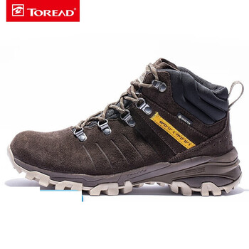 探路者toread男鞋登山鞋秋冬新款户外徒步登山goretex防水高帮大底