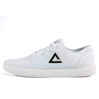 匹克peak板鞋低帮男子休闲鞋板鞋织面轻便耐磨运动鞋男鞋db810881大白