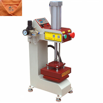 定制适用厂家直销气动烫标压标机烫唛机小图案烫图机热转印商标烫画机