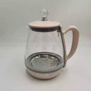 通用skg北鼎养生壶配件壶体玻璃壶身8069807480778074s8055粉色壶盖