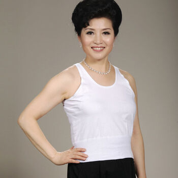 中老年背心60岁以上老人汗衫女棉妈妈内衣宽松四季季奶奶背心内穿老年