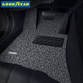 固特异（Goodyear）汽车丝圈脚垫 适用于凯迪拉克XTS  地毯式平面脚垫 主驾驶1片