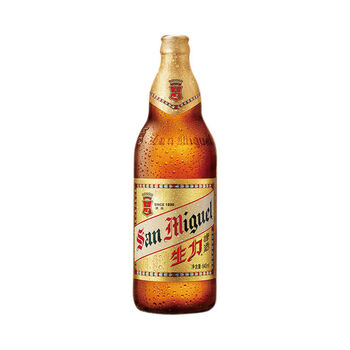 百年经典生力啤酒 sanmiguel皮尔森啤酒640ml*12瓶 生力啤酒640ml*12
