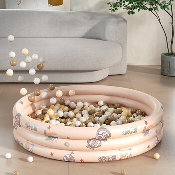 热奥室内海洋球池婴儿乐园宝宝波波池充气海洋球家用玩具池泡泡池ll8