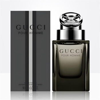 古驰gucci同名经典男士淡香水清新持久木质香绅士男神礼物5090ml同名
