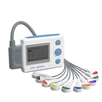 【医用护理】乐普心电图机12导联动态心电监测记录仪家用医用便携24