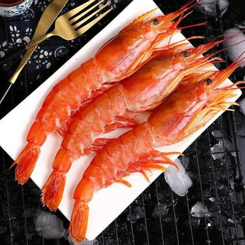 富铭士舟山野生红虾国产红头虾鲜活船冻大虾宝宝可生呛3斤野生大红头