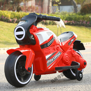 儿童电动摩托车三轮车 3-6-8岁宝宝玩具车可坐人童车有早教电瓶车