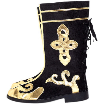 舞蹈鞋成人帮蒙古马靴靴高男女高剧目成人人马舞蹈蒙族舞蹈舞生新疆底