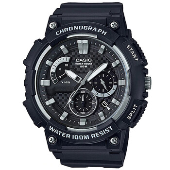 卡西欧(casio)casio手表男女黑暗之心经典黑金mcw运动电子表aeq-110w