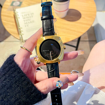 迪赛女迪赛表方形大表盘手表女士高级简约时尚新款霸气个性创意腕表