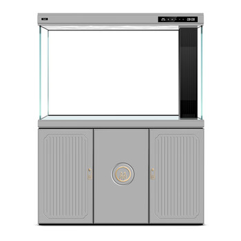 德克(d&a)智能新中式龙鱼缸家用造景 超白玻璃 客厅养鱼落地生态