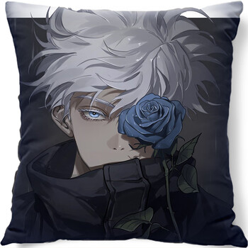 麦思伦咒术回战五条悟周边抱枕动漫5t5猫咪沙发椅子靠垫二次元方枕