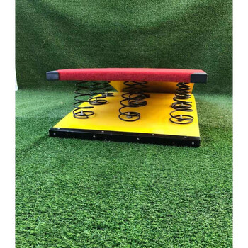 体操跳板 武术空翻助跳板田径体操儿童跳远训练侧空翻舞蹈s型弹簧踏板