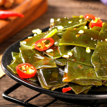 香辣海带片香辣海带丝网红休闲零食海带块风味小吃下饭菜20包