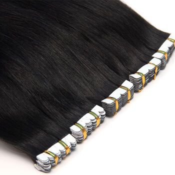 世雅无痕接发真发纳米隐形假发片女自己接补发直发片一片式刘海接头发