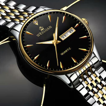 珠佩丽老上海产手表全自动机械表男士手表夜光防水日历高档帅气商务