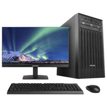 海康威视(hikvision) 台式电脑办公商用 台式机电脑主机xc-p411p xc