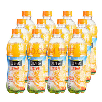 美汁源果汁果粒橙450ml*12瓶/箱