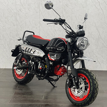 喜力摩托(hirlee)斯托纳猿猴两轮迷你复古双狮小猴子街车全新整车可