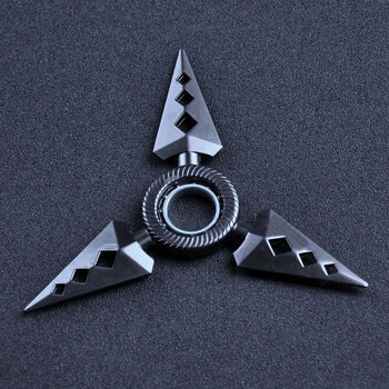 鸣人疾风伝佐助风遁带轴承转动飞镖cos道具 s-144枪色 卡装