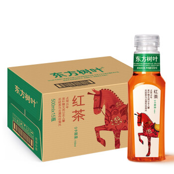 农夫山泉 东方树叶红茶500ml*15瓶 茶饮料 整箱装（新老保质期随机发货）