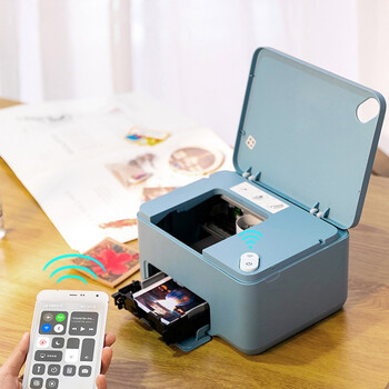 得力(deli) x10 微型喷墨打印机智能便携彩色照片证件打印机wifi连接