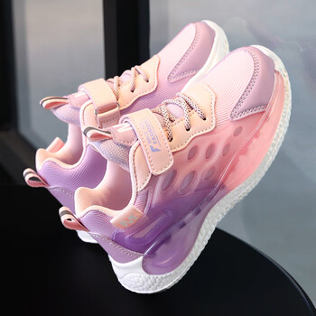 女童鞋运动鞋秋冬款新款儿童鞋子跑步中大童女孩老爹鞋小学生网网粉色