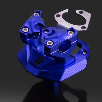 工马适用于电动车cnc铝合金改装龙头底座m  u  n1s uqi龙头座变径