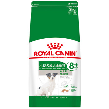 ROYAL CANIN 皇家狗粮 SPR27小型犬老年犬狗粮 8岁以上 通用粮 2kg 贵宾泰迪比熊雪纳瑞 保持健康活力