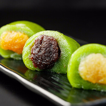 万寿斋青团芒果味艾草青团子240g传统小吃糕点零食 抹茶味