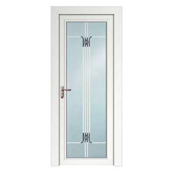 钛镁合金卫生间门家用简约防撞厕所门钛镁铝合金厨房杂物间钢化玻璃门