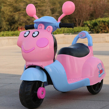 儿童电动摩托车三轮车男女宝宝可坐人小孩子玩具车1 6岁童车音乐蓝色 小电瓶 图片价格品牌报价 京东