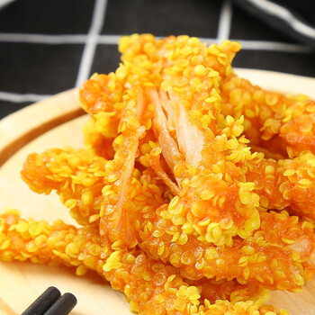 乐麦点雪花鸡柳1000g生制品炸鸡鸡块鸡柳鸡排油炸冷冻盐酥鸡批发