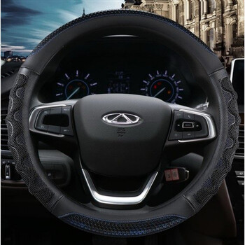 适用于奇瑞艾瑞泽5plus5pro真皮汽车方向盘套专用免手缝四季通用把套