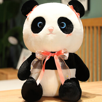 公仔毛绒玩具正版小宝宝儿童可爱网红抱枕女生睡觉抱娃娃粉红色25厘米