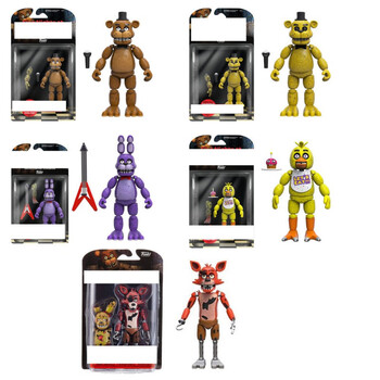古仕龙玩具熊弗莱迪 funko公仔熊玩具熊收藏关节可动周边摆件可拆卸