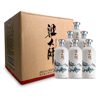 梁大师酒匠德贵州茅台镇53纯粮酱香老酒整箱6瓶梁明锋大师明道之作