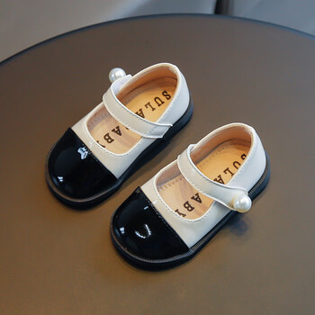 迪士尼儿童皮鞋春秋公主鞋女童软底玛丽珍鞋小童鞋子女宝宝豆豆鞋单鞋