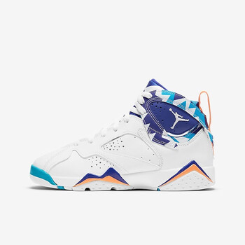 耐克nikenike女鞋airjordan7retroaj7白蓝几何女子高帮40