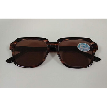 石头眼镜中老年人水晶平光镜太阳镜男女款 大号茶色镜片【图片 价格