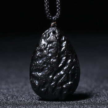 尚之之初逅 陨石吊坠捷克棉绳项坠宇宙陨星能量原石挂件男女款项链