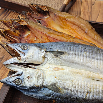 水味源淡晒鲅鱼干货青岛甜晒鲅鱼风干鱼干不咸燕尾马鲛鱼山东特产淡晒