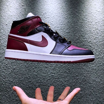 【纯原版】 mid maroon 酒红脚趾板鞋 金属飞翼 35周年限定 cz4385