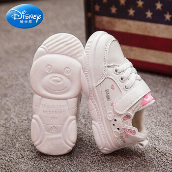 鞋女宝宝春秋季新款板鞋小白鞋软底运动休闲鞋小女孩鞋子 白色二棉 25