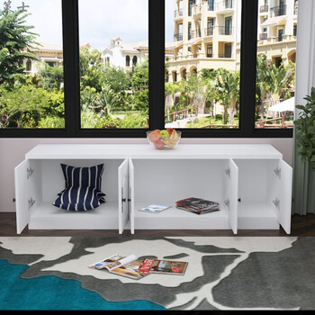 阳台飘窗柜子矮柜地柜储物柜可坐落地柜置物柜窗边长条柜 长90深40高