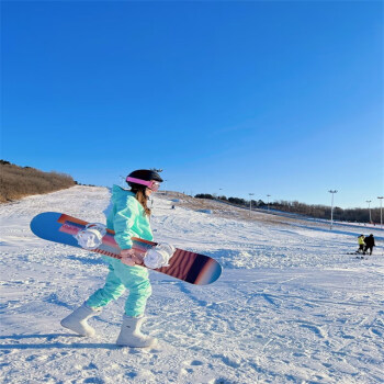 京蝌蝌班廊狸滑雪服套装户外单板滑雪服套装女款韩国透气保暖防水薄荷