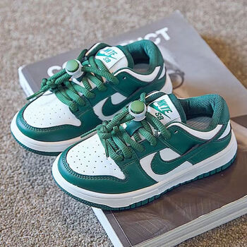运动鞋女2023年夏季款儿童鞋子女童鞋子男孩篮球鞋中nike绿色内长165