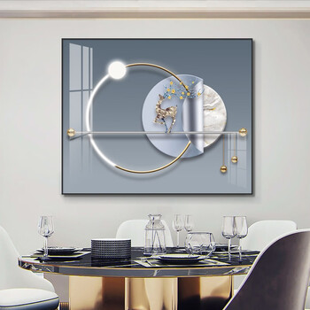 诗六艺家饰电表箱装饰画挂画免打孔现代简约北欧遮挡配电箱网络箱弱电